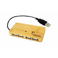 Bamboo 4 Port USB Hub